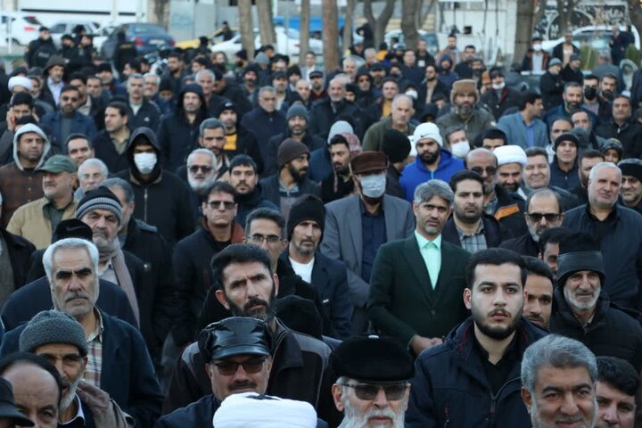 تصاویر/اجتماع مردم بروجرد در محکومیت اغتشاشگران