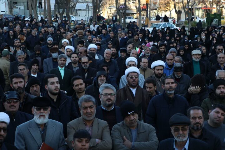 تصاویر/اجتماع مردم بروجرد در محکومیت اغتشاشگران