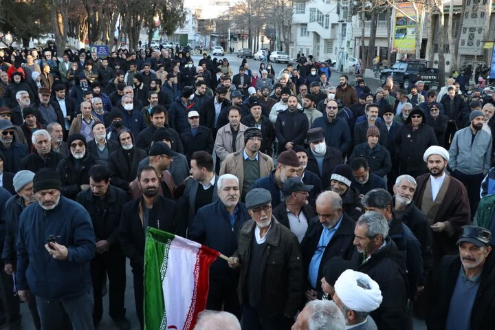 تصاویر/اجتماع مردم بروجرد در محکومیت اغتشاشگران