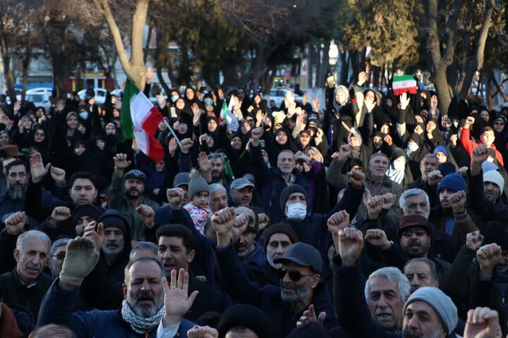 تصاویر/اجتماع مردم بروجرد در محکومیت اغتشاشگران