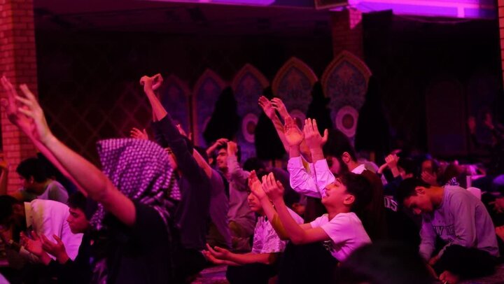 تصاویر/ آیین اعتکاف در مسجد امام حسین(ع) مجیدیه شمالی