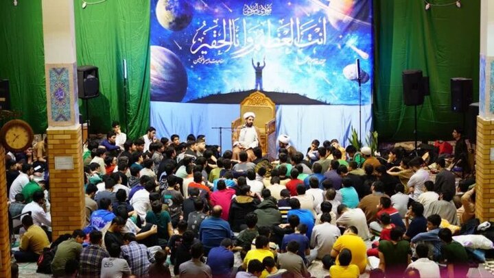 تصاویر/ آیین اعتکاف در مسجد امام حسین(ع) مجیدیه شمالی