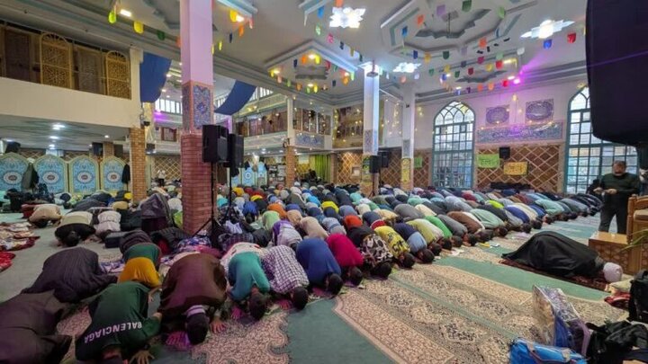 تصاویر/ آیین اعتکاف در مسجد امام حسین(ع) مجیدیه شمالی