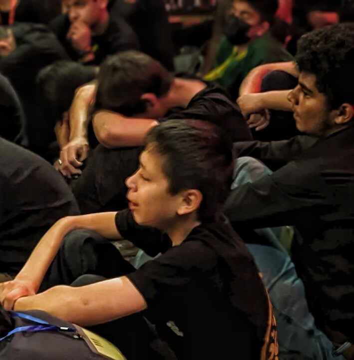 تصاویر/ اعتکاف دانش آموزی در مدرسه علمیه بوشهر