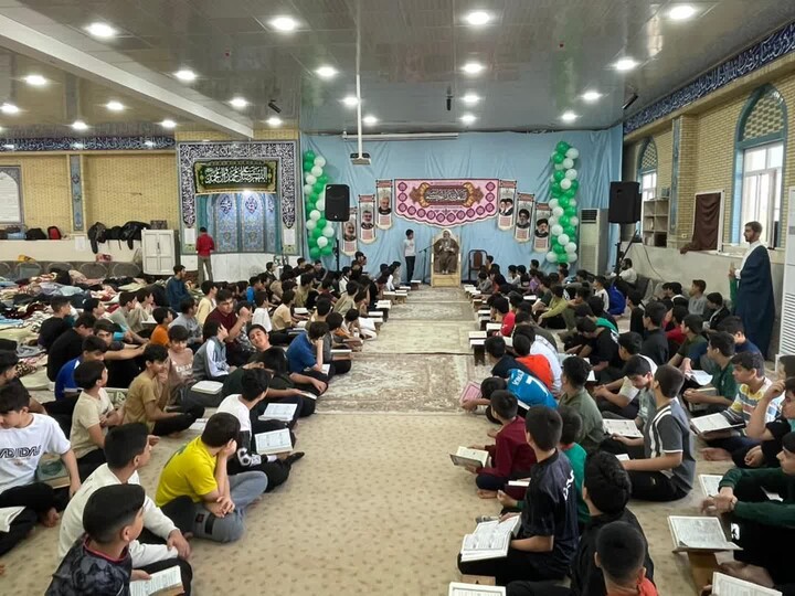 تصاویر/ اعتکاف دانش آموزی در مدرسه علمیه بوشهر