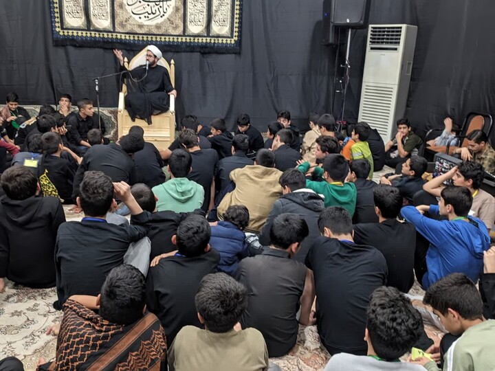 تصاویر/ اعتکاف دانش آموزی در مدرسه علمیه بوشهر