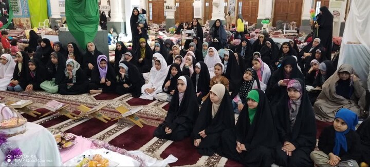 اعتکاف در برازجان از قاب لنز دوربین