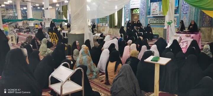اعتکاف در برازجان از قاب لنز دوربین