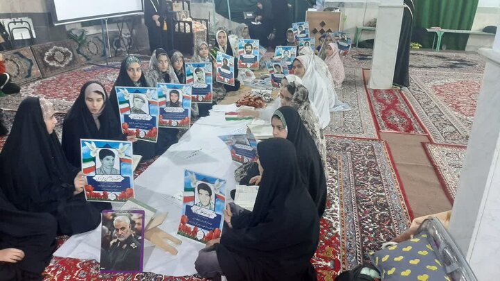 تصاویر/حضور مبلغین مدرسه علمیه مهدیه خنداب در جمع معتکفین