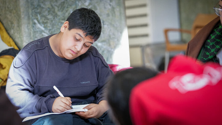 تصاویر / مراسم اعتکاف دانش آموزی در مدرسه مدینة‌العلم کاظمیه