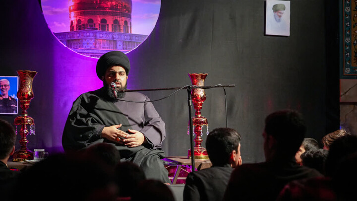 تصاویر / مراسم اعتکاف دانش آموزی در مدرسه مدینة‌العلم کاظمیه