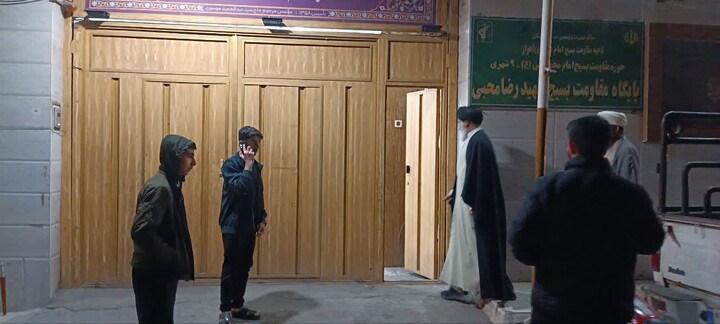 حضور امام جمعه اهواز در جمع معتکفین