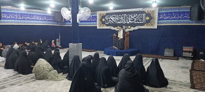 حضور امام جمعه اهواز در جمع معتکفین