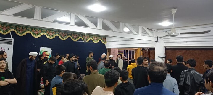 حضور امام جمعه اهواز در جمع معتکفین