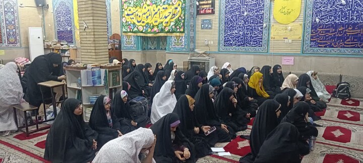 حضور امام جمعه اهواز در جمع معتکفین