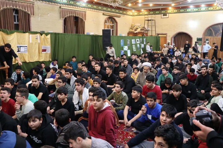 تصاویر/ حضور امام جمعه مرند در جمع معتکفین این شهرستان