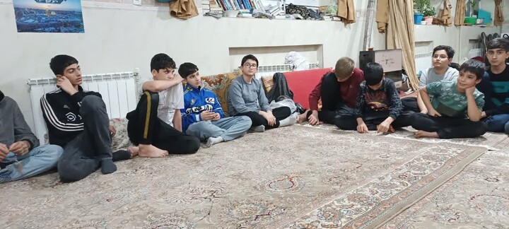 تصاویر/ حضور امام جمعه سلطانیه در جمع معتکفین این شهرستان