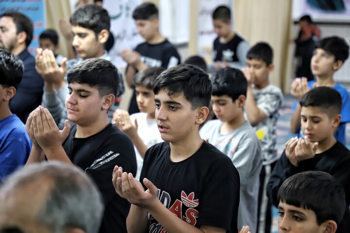 تصاویر/اعتکاف در شهر توپ آغاج