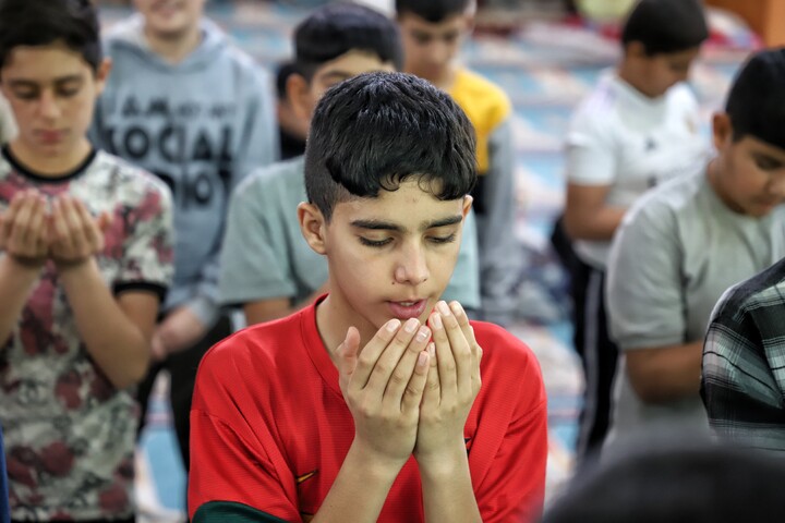 تصاویر/اعتکاف در شهر توپ آغاج