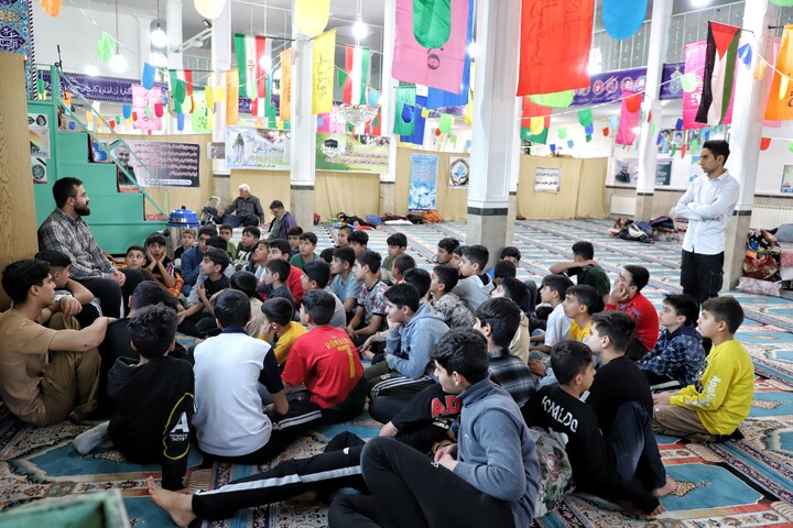 تصاویر/اعتکاف در شهر توپ آغاج