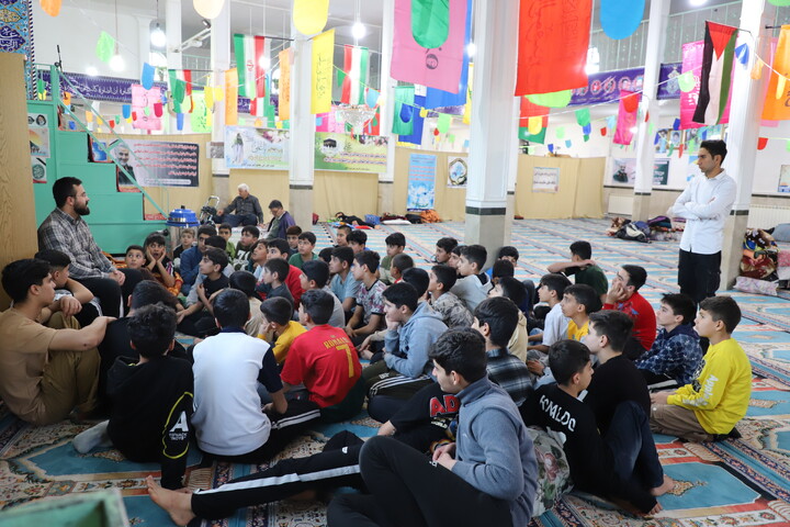 تصاویر/اعتکاف در شهر توپ آغاج