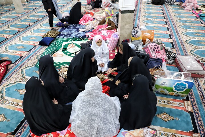 تصاویر/اعتکاف در شهر توپ آغاج