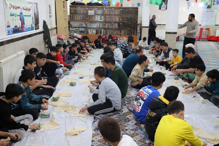 تصاویر/اعتکاف در شهر توپ آغاج