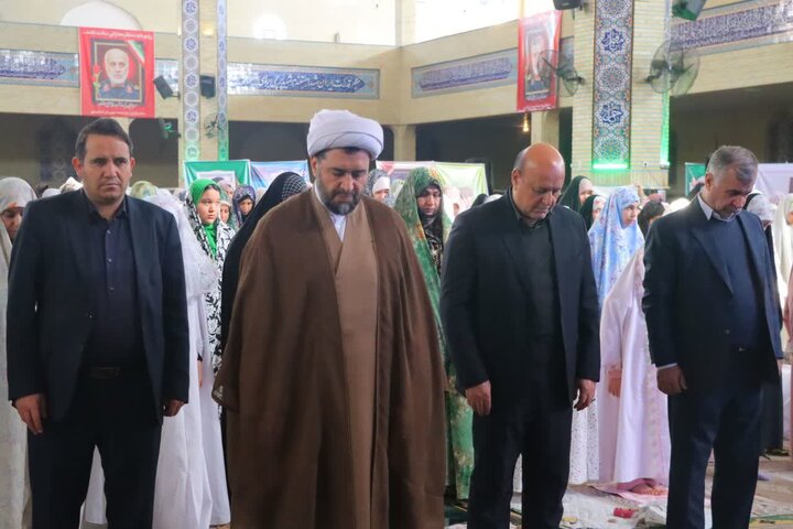 تصاویر/ حضور امام جمعه اسلامشهر در جمع معتکفین