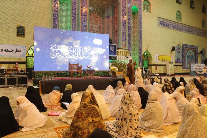 تصاویر/ حضور امام جمعه اسلامشهر در جمع معتکفین