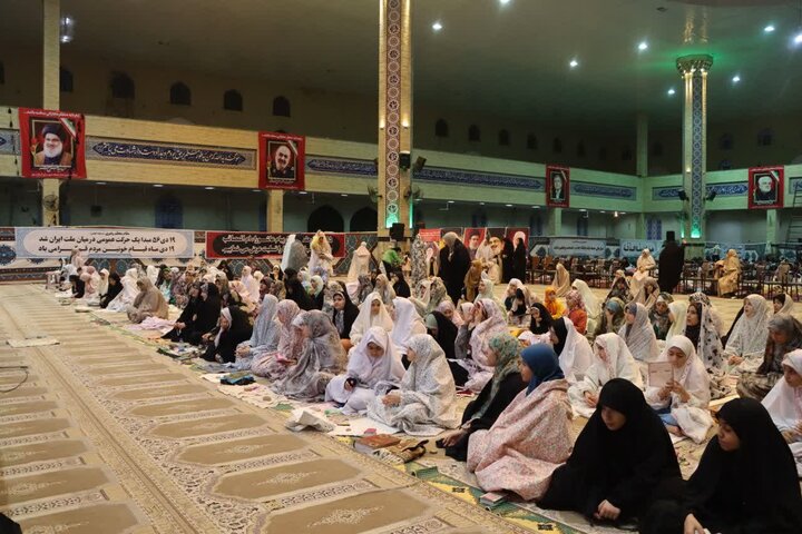 تصاویر/ حضور امام جمعه اسلامشهر در جمع معتکفین