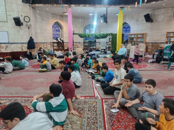 تصاویر/ برگزاری مراسم اعتکاف در مسجد الزهرا(س)