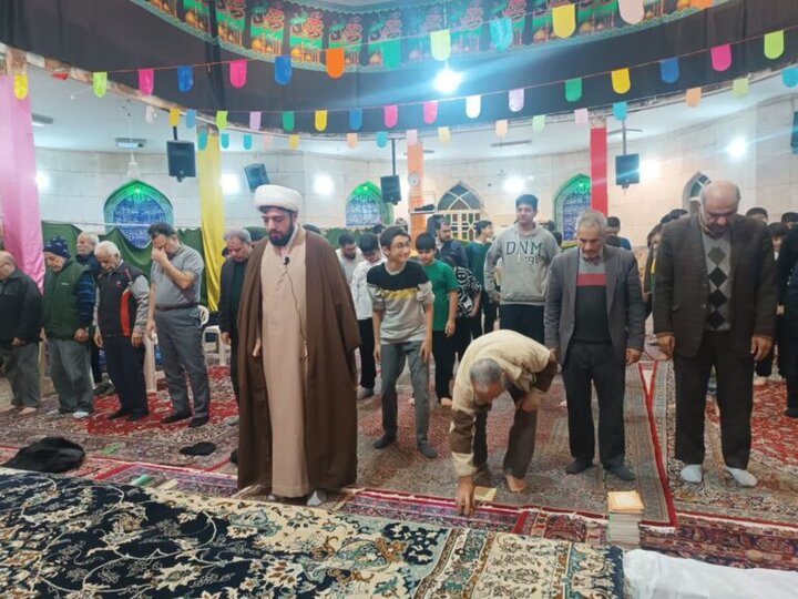 تصاویر/ برگزاری مراسم اعتکاف در مسجد الزهرا(س)