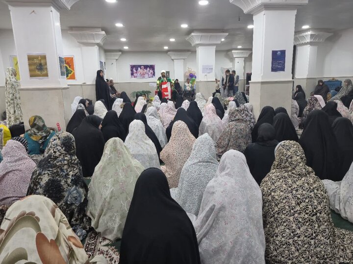 تصاویر/ حضور امام‌ جمعه پاکدشت در جمع معتکفین