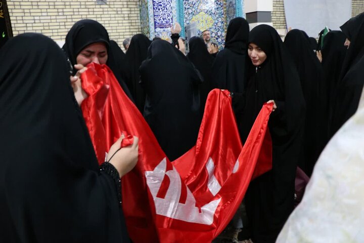 تصاویر/ پایان سه روز اعتکاف دانش آموزان دختر در خوی