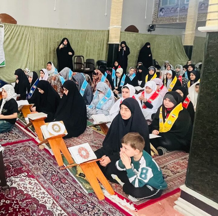 تصاویر/ برگزاری اعتکاف بانوان در مسجد فاطمة  الزهرای نقده