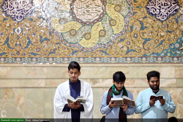 مراسم الاعتكاف في مسجد الإمام الحسن العسکري (عليه السلام) بقم