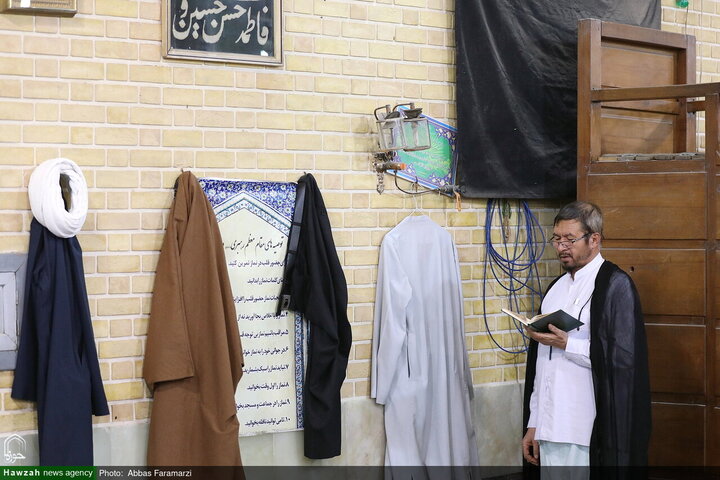 مراسم الاعتكاف في مسجد الإمام الحسن العسکري (عليه السلام) بقم