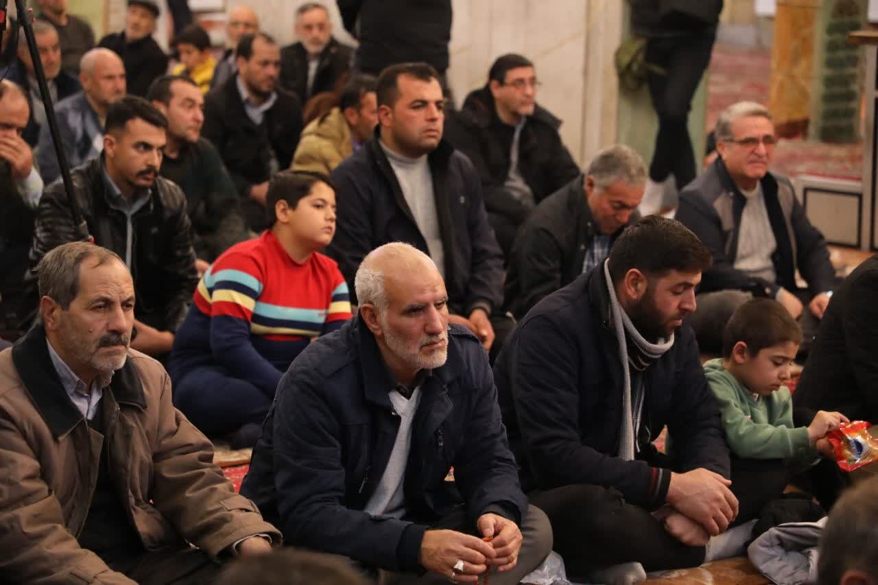 تصاویر/ مراسم عزاداری شب وفات حضرت زینب (س) در خوی