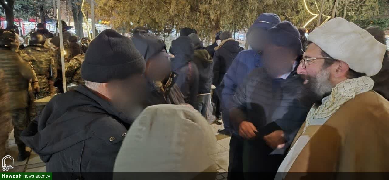 حضور امام جمعه مریانج در جمع مدافعان امنیت