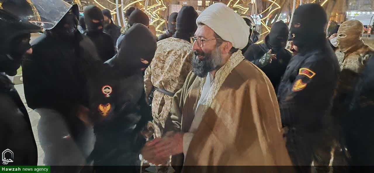 حضور امام جمعه مریانج در جمع مدافعان امنیت