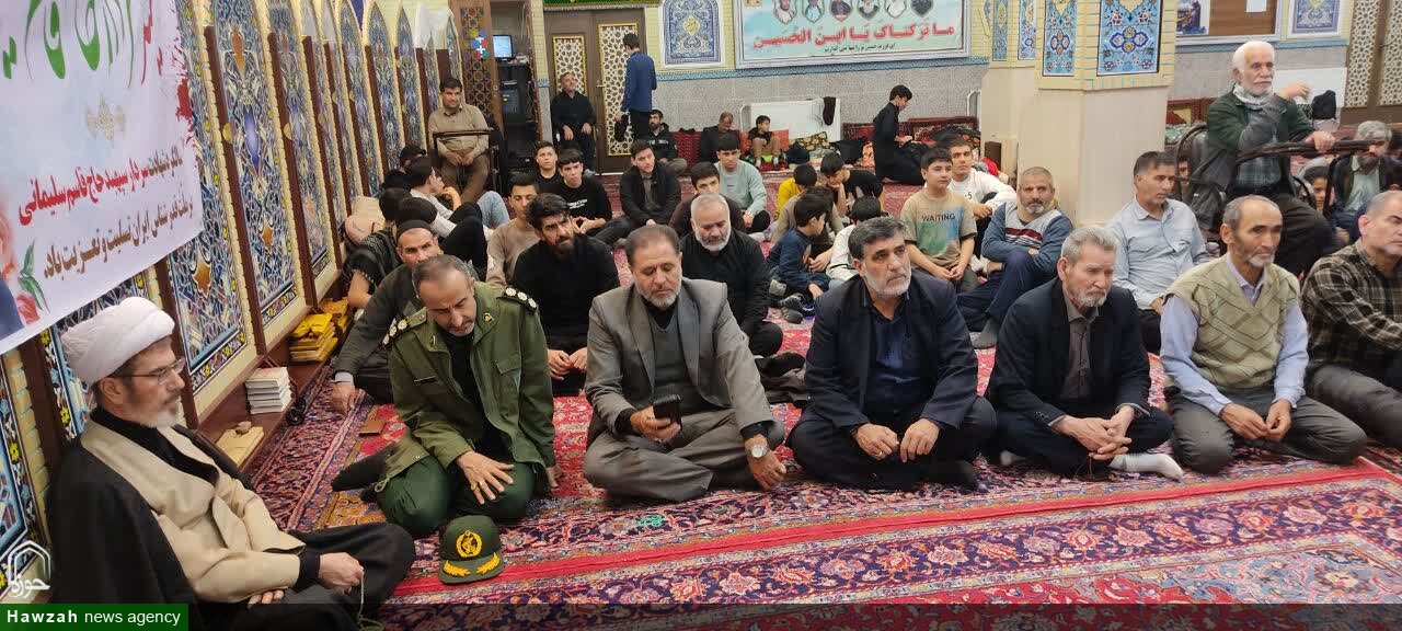 مراسم شب رحلت حضرت زینب(س) در قهاوند