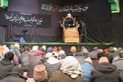 हज़रत ज़ैनब ए कुबरा (स) की शहादत के मौके पर जमीयत उलेमा इस्ना अशरी कारगिल द्वारा मजलिस का आयोजन