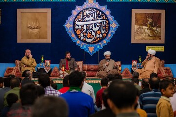 تصاویر/ برگزاری مراسم هفتگی هیئت ضدصهیونیستی انصار ولایت دارالعباده یزد