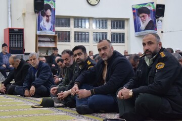 تصاویر/ مراسم گرامیداشت شهادت حاج قاسم سلیمانی و شهدای محور مقاومت در فومن