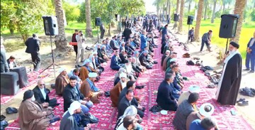 تصاویر/ همایش بزرگ ۲۰۰۰ نفری شیوخ، سران و معتمدین عشایر خوزستان