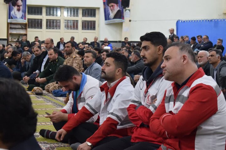 تصاویر/ مراسم گرامیداشت شهادت حاج قاسم سلیمانی و شهدای محور مقاومت در فومن  برگزار شد