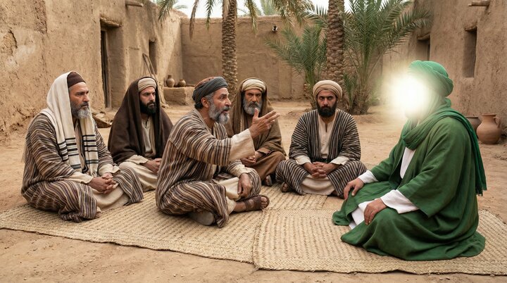 مناظره‌خوانی | پاسخ پیامبر (ص)  به شبهات یهود در مورد تغییر قبله