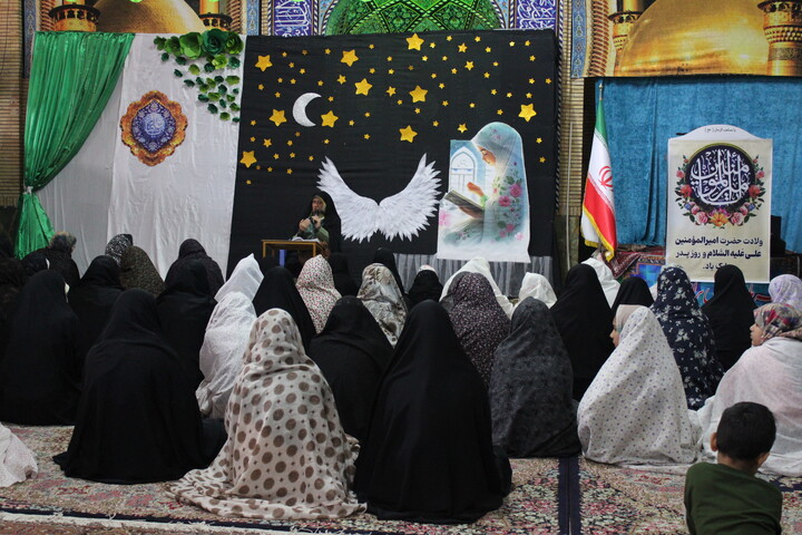 تصاویر/ اعتکاف بانوان و دختران دانش آموز در شهر جوپار