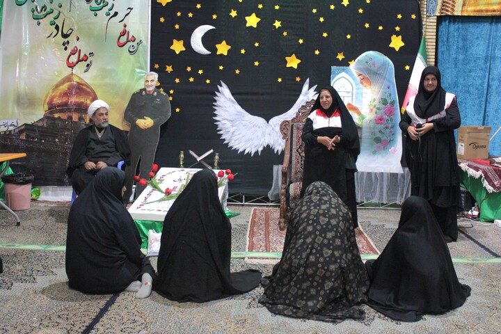 تصاویر/ اعتکاف بانوان و دختران دانش آموز در شهر جوپار