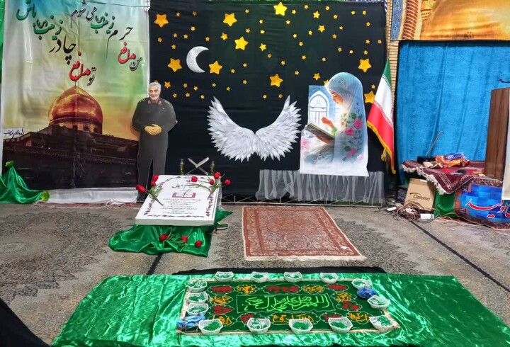 تصاویر/ اعتکاف بانوان و دختران دانش آموز در شهر جوپار